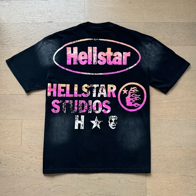 Hellstar Studios Graphic Oversized Black T-Shirt 9