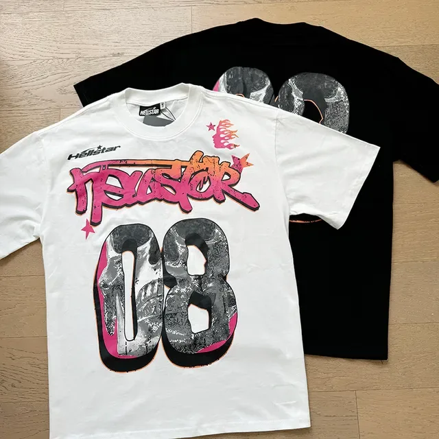 Hellstar White Pink Oversized Fit Graphic Front And Back Print T-Shirt 13