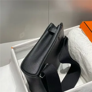 Hermès Brown Silver Pebbled Leather Flap-Top Closure Tote Bag 7