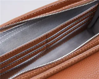Hermès Constance Brown Beige Pebbled Leather H-Shaped Metal Clasp Messenger Bag 22