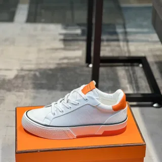 Hermès H-Sneaker White Orange Lifestyle Sneaker