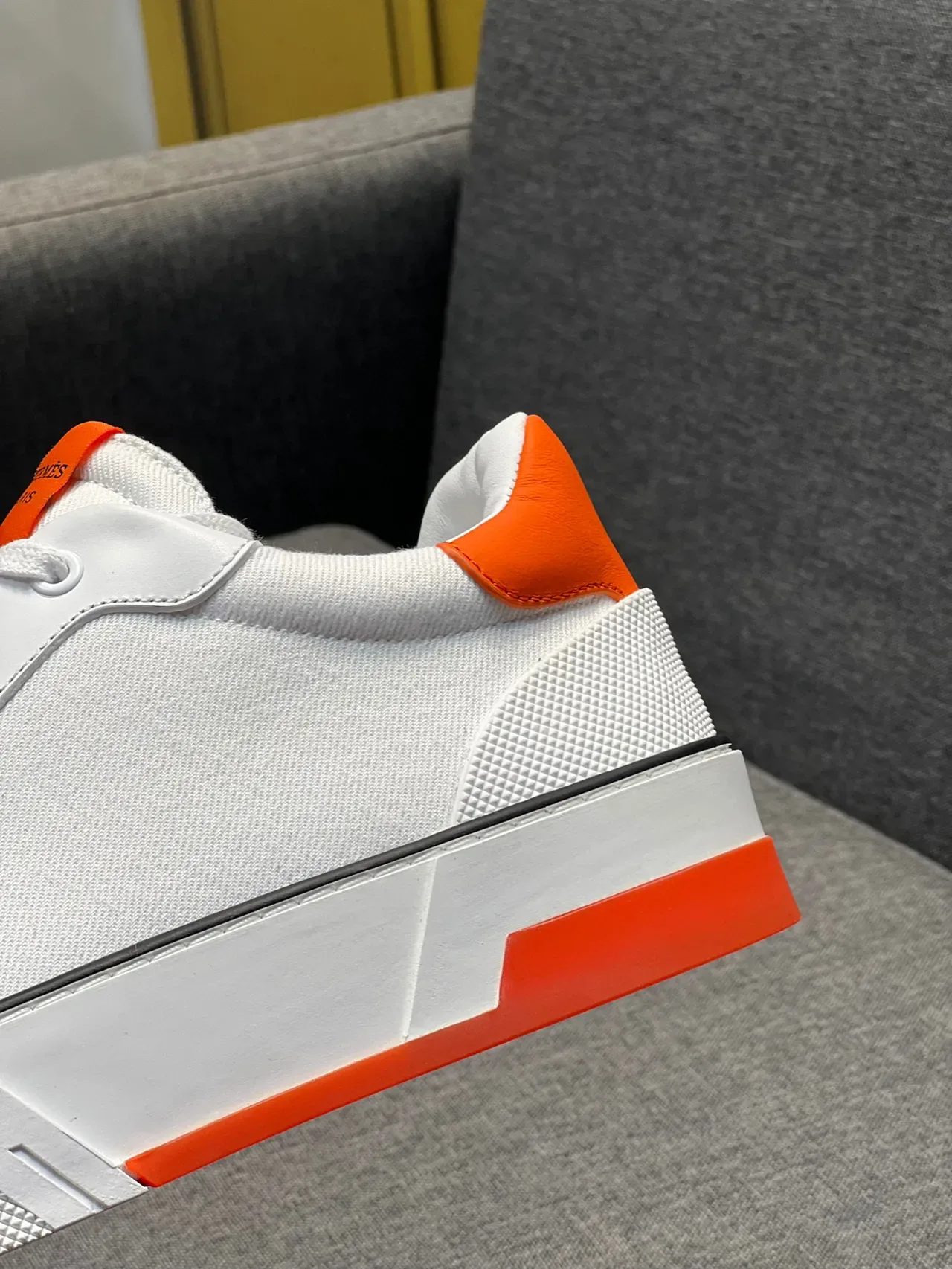 Hermès H-Sneaker White Orange Lifestyle Sneaker 8