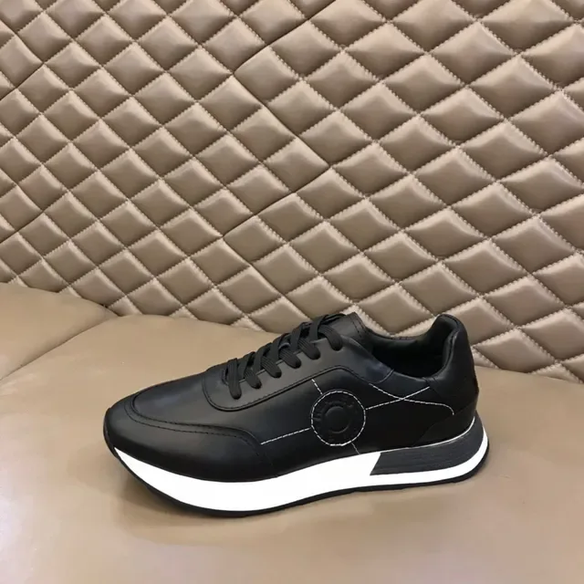 Hermès Oran Sneakers Lifestyle Cuir Noir Médaillon 6