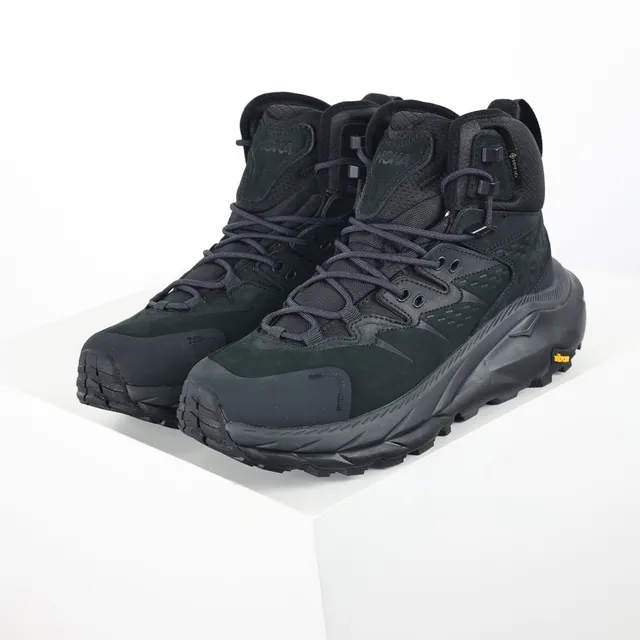 Hoka أحذية تسلق الجبال عالية الارتفاع سوداء مع بطانة GORE-TEX 2