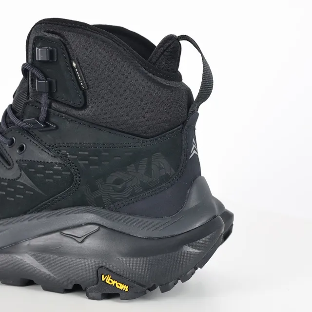 Hoka أحذية تسلق الجبال عالية الارتفاع سوداء مع بطانة GORE-TEX 4