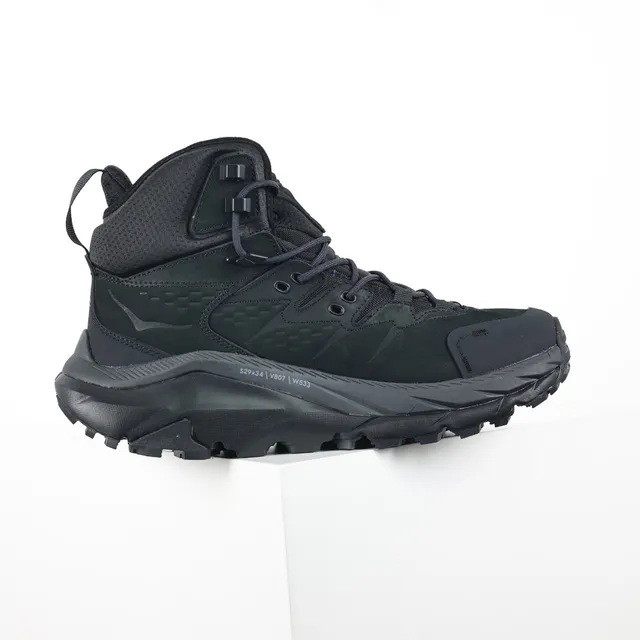 Hoka أحذية تسلق الجبال عالية الارتفاع سوداء مع بطانة GORE-TEX 7