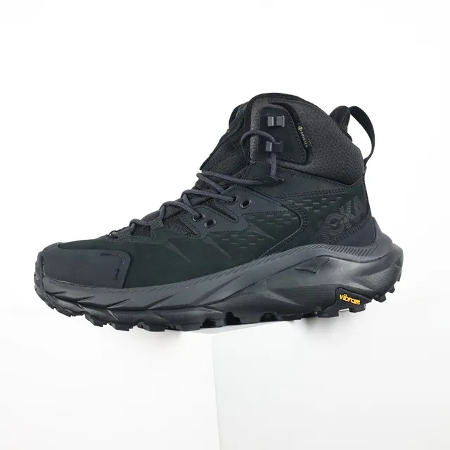 Hoka أحذية تسلق الجبال عالية الارتفاع سوداء مع بطانة GORE-TEX 9
