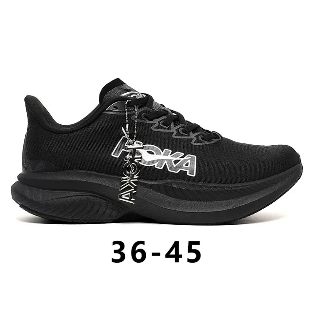 Hoka Mach 6 Black Running Shoes 4