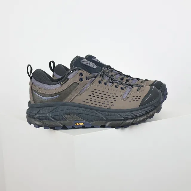 Hoka Speedgoat Marron Noir Bas-Coupe Silhouette Maille Perforée Haut Sneakers 3