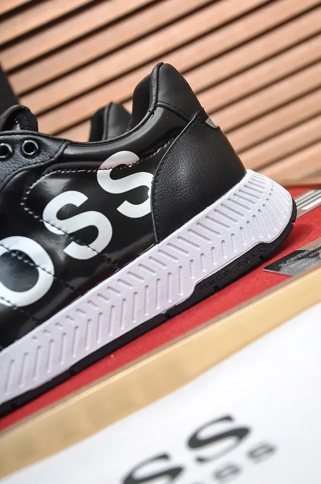 Hugo Boss Sneakers Lifestyle Noir et Blanc avec Logo 2