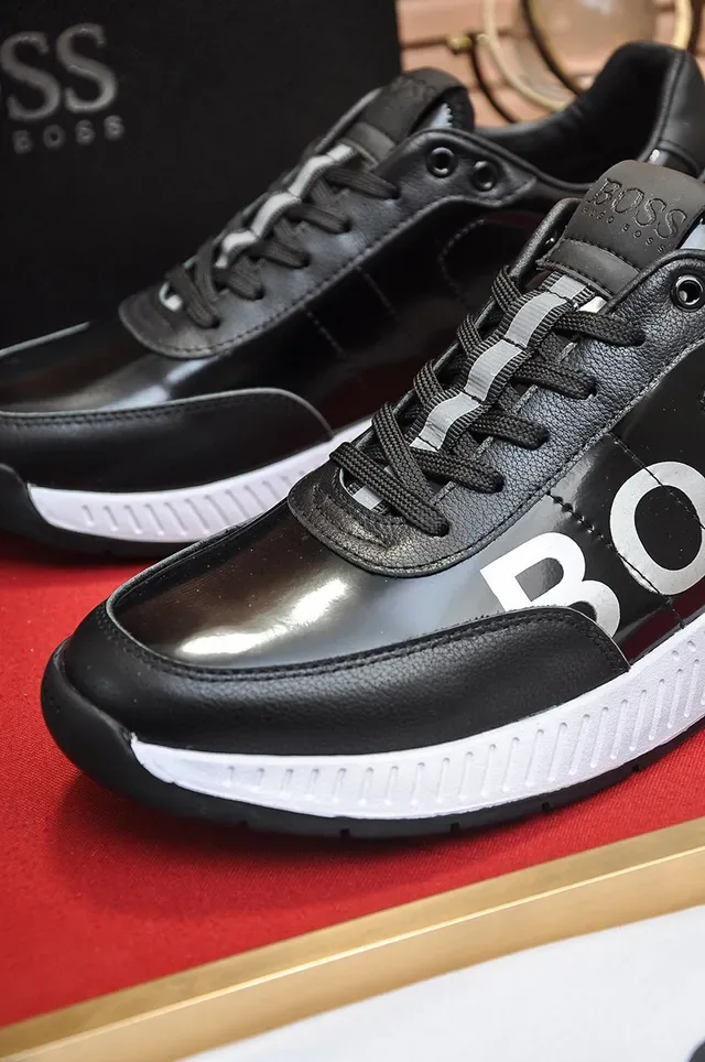 Hugo Boss Sneakers Lifestyle Noir et Blanc avec Logo 3