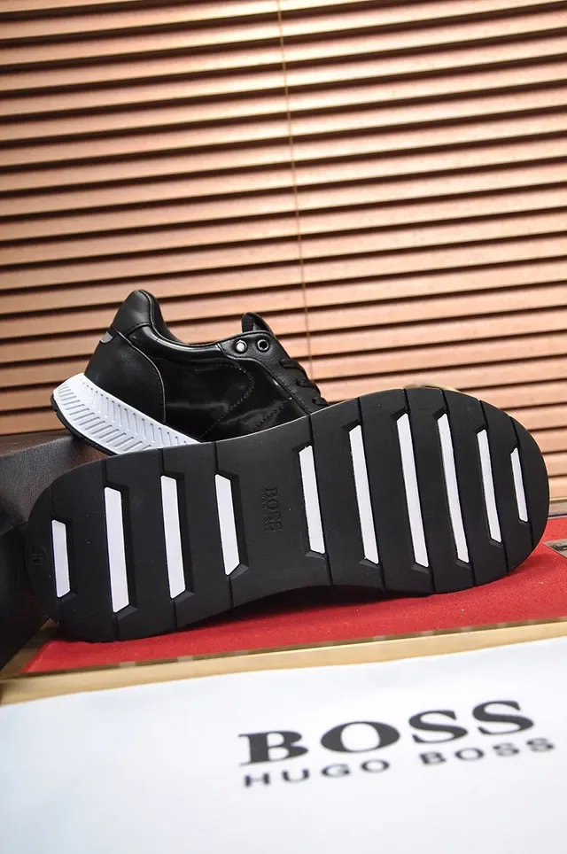 Hugo Boss Sneakers Lifestyle Noir et Blanc avec Logo 4