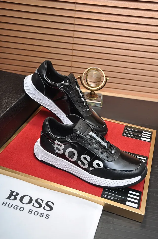 Hugo Boss Sneakers Lifestyle Noir et Blanc avec Logo 5