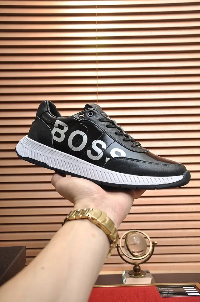 Hugo Boss Sneakers Lifestyle Noir et Blanc avec Logo 7