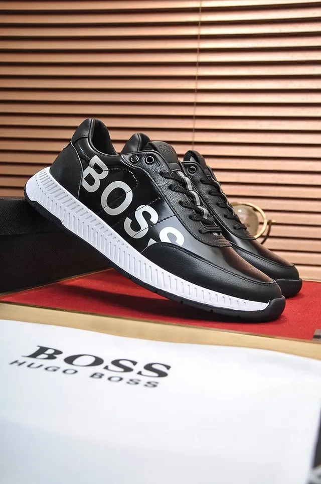Hugo Boss Sneakers Lifestyle Noir et Blanc avec Logo 8