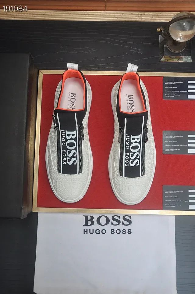 Hugo Boss Emblème Gravé Chaussures Lifestyle à Enfiler 7