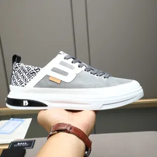 Hugo Boss Gray Suede Platform Lifestyle Sneaker
