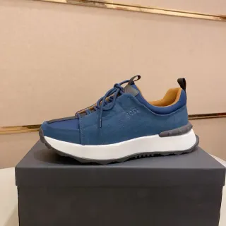 Hugo Boss Navy Suede Lifestyle Sneaker