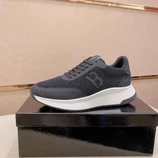 Hugo Boss Track Trainer حذاء أسلوب الحياة أسود وأبيض