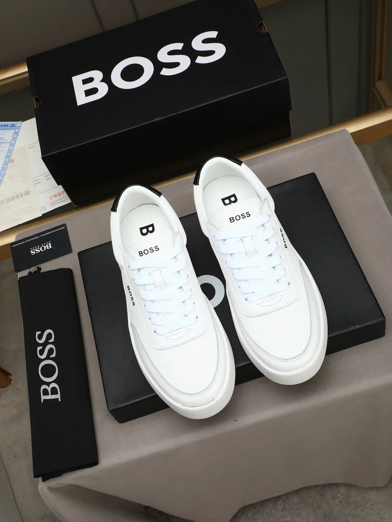 Hugo Boss White Platform Lifestyle Sneaker 2