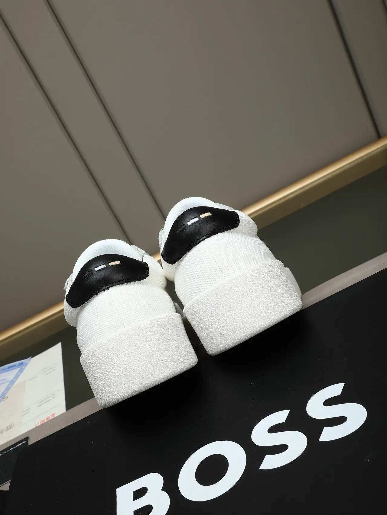 Hugo Boss White Platform Lifestyle Sneaker 3