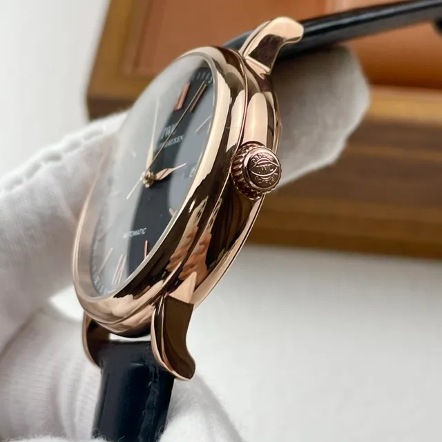 IWC Portofino Automatic Black Dial Rose Gold Mechanical Watch 4