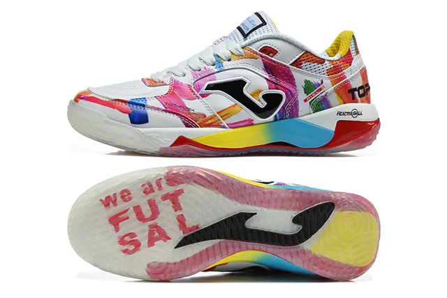 Joma Flex Presto Ball Multicolor Paint-Splatter ইন্ডোর সকার জুতো 11