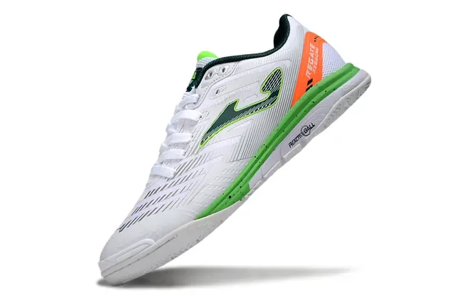 Joma Indoor Soccer Shoes White Blue Low-Top Synthetic Upper Sneakers 23