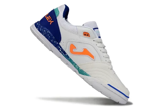 Joma Top-Plex White Blue Synthetic Upper Sneakers 7