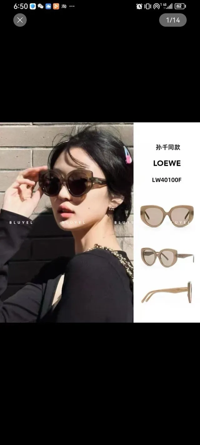 Loewe Cat-Eye Acetate Gradient Sunglasses 2
