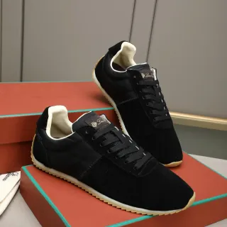 Loewe Flow Runner Black Suede Lifestyle Sneakers