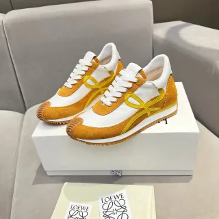 Loewe Flow Runner Mustard and White Lifestyle Sneakers