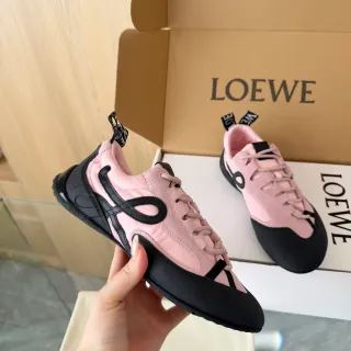 Loewe Flow Runner أحذية رياضية أسلوب حياة وردية وسوداء من السويد