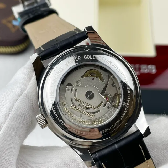 Longines Automatic Black Dial Stainless Steel Mechanical Watch 3