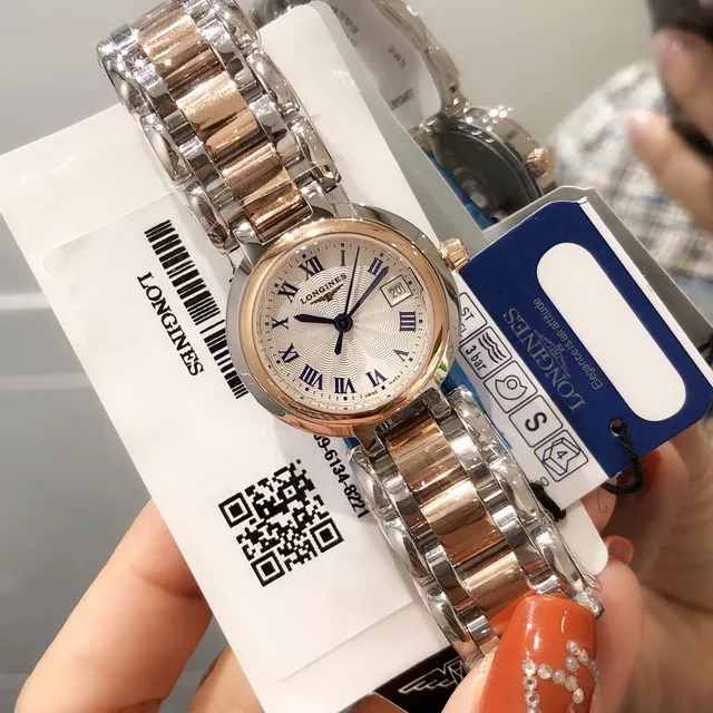 Longines DolceVita Dos Tonos Plata y Oro Rosa Reloj de Cuarzo 7