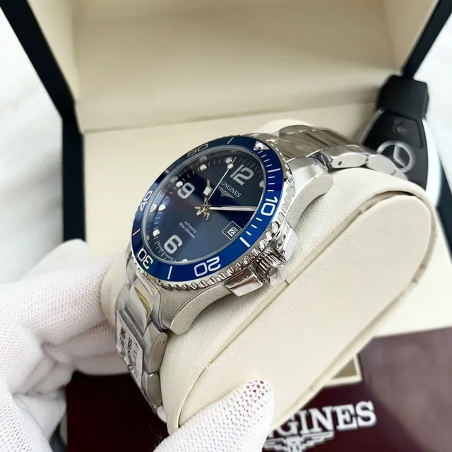 Longines Hydroconquest Blue Dial Stainless Steel Mechanical Watch 4