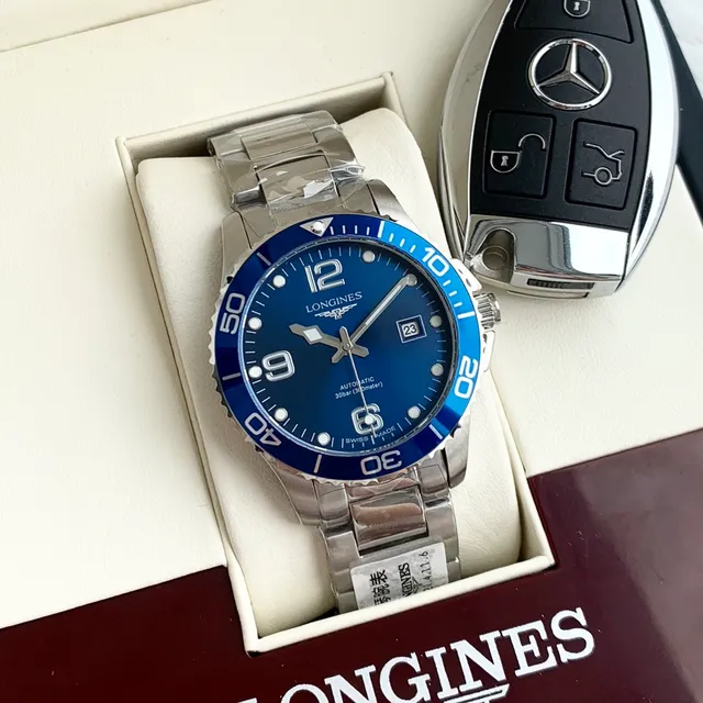 Longines Hydroconquest Blue Dial Stainless Steel Mechanical Watch 5