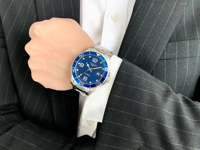 Longines Hydroconquest Blue Dial Stainless Steel Mechanical Watch 6