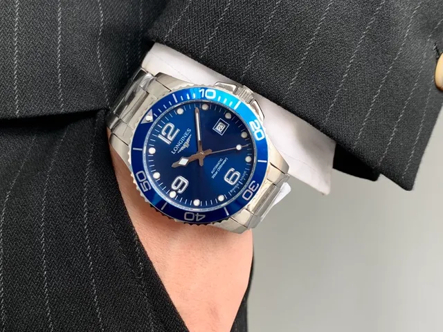 Longines Hydroconquest Blue Dial Stainless Steel Mechanical Watch 7