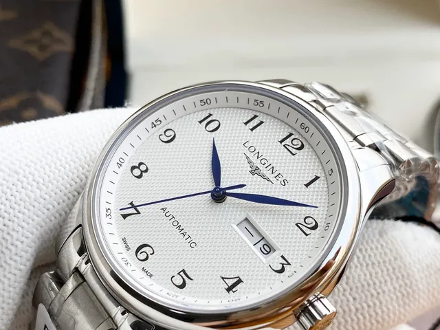 Longines Tradition Series Silver Stainless Steel Mechanical Watch 5