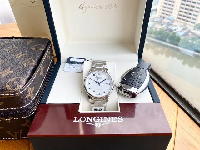 Longines Tradition Series Silver Stainless Steel Mechanical Watch 8