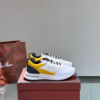Loro Piana Color-Blocked Mesh and Synthetic Lifestyle Sneakers