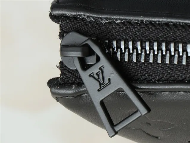 Louis Vuitton Black Embossed Monogram Chain Strap Handbag 5