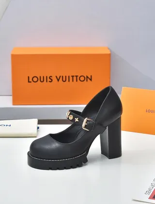 Louis Vuitton Chaussures Mary Jane à boucle étoile noire 7
