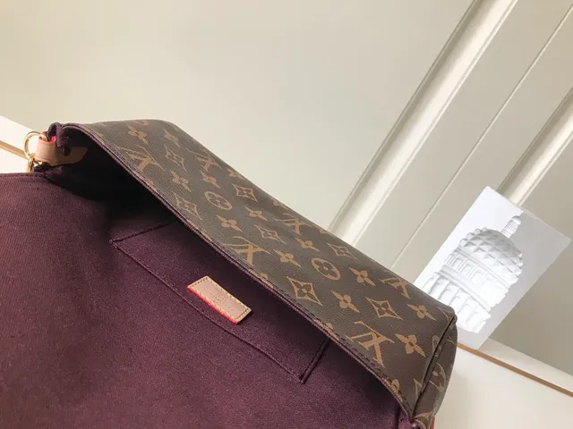 Louis Vuitton Brown Gold Monogram Coated Canvas Flap Closure Chain Bag 6