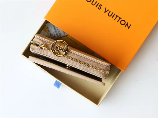 Louis Vuitton Embossed Monogram Beige Short Wallet 11