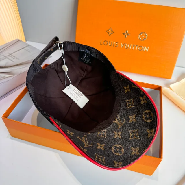 Louis Vuitton Embroidered Script Logo Monogram Canvas Baseball Cap 5