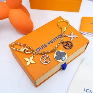 Louis Vuitton سوار ذهبي أسود معدني متعدد التشكيل