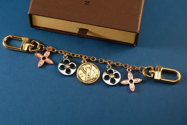 Louis Vuitton Gold Metal Multi-Charm Bracelet 3
