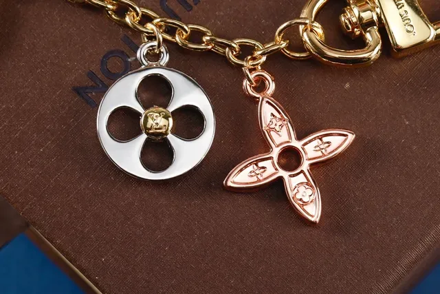 Louis Vuitton Gold Metal Multi-Charm Bracelet 4
